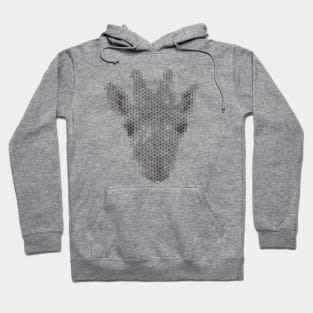 Kumiko Giraffe Animal Portrait Hoodie